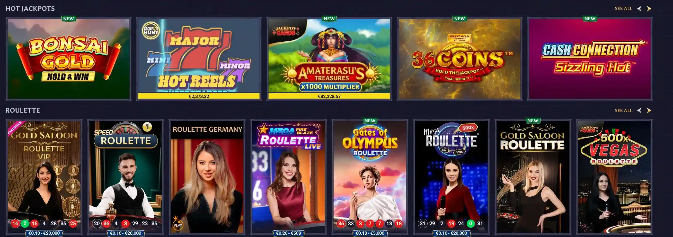 10Bet casino review section 5
